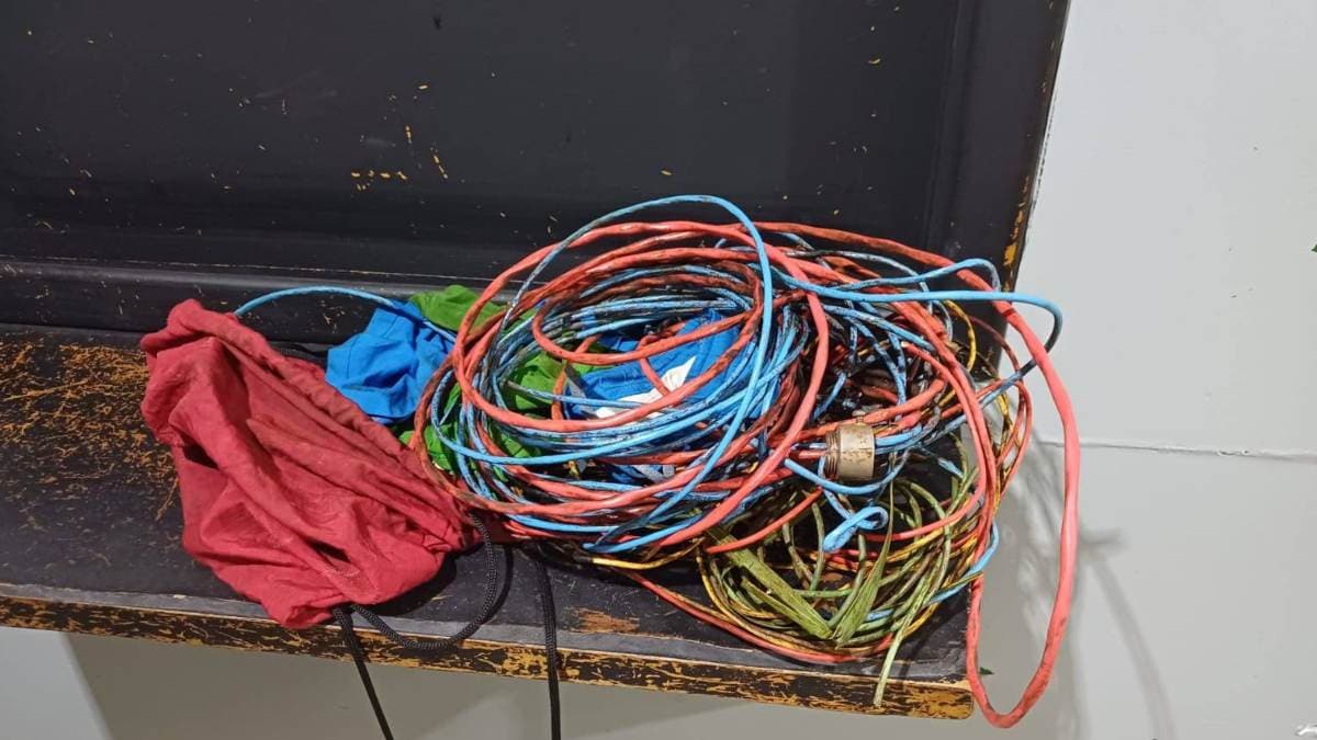 Tentativa de furto em Ribeirão Preto: Homem é preso em flagrante ao tentar levar cabos do Saerp