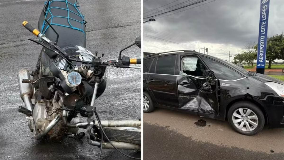 Acidente fatal em Ribeirão Preto: Motociclista morre após colisão grave em frente ao Aeroporto Leite Lopes