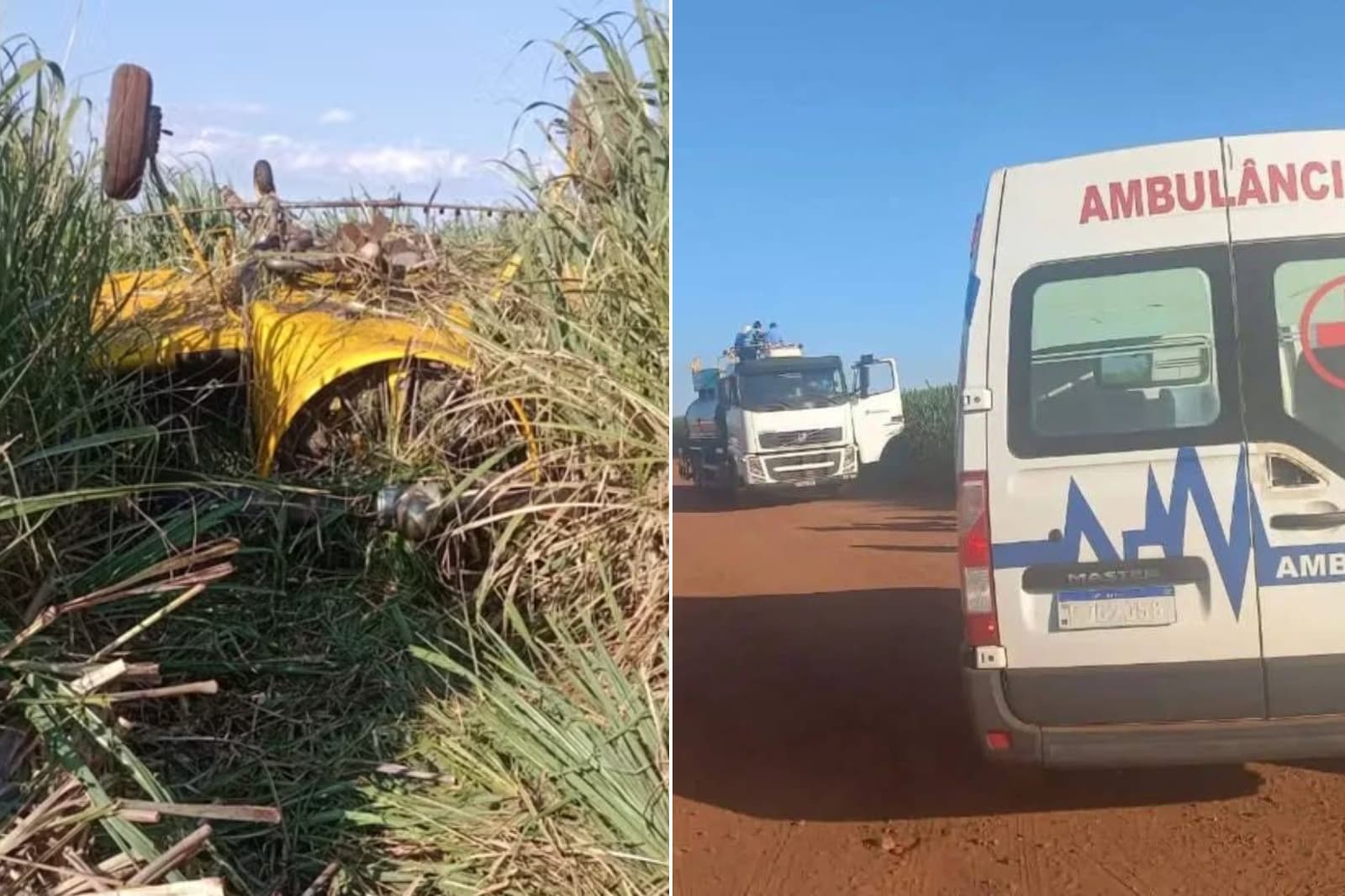 Piloto morre após queda de avião agrícola no no interior de SP