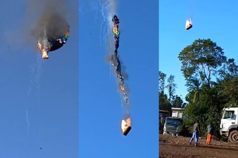 Acidente com balão em SC deixa 8 mortos e 13 feridos